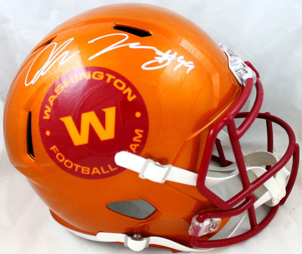 Fanatics Authentic signed full size Flash Speed helmet Chase Young (1 of 5)