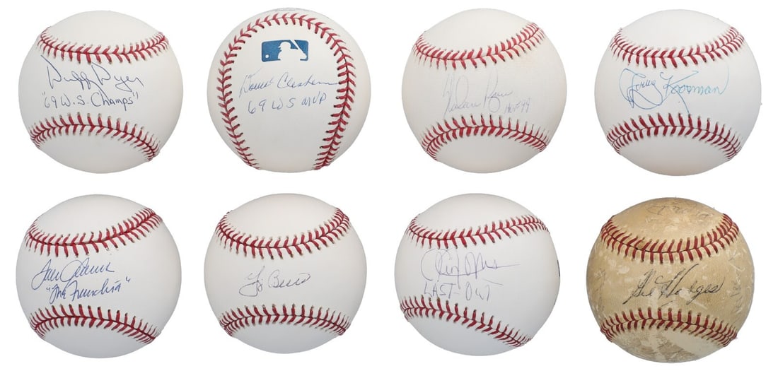 1969 New York Mets Signed Baseball Collection 40 Balls JSA Steiner COA: 1969 New York Mets Signed Baseball Collection 40 Balls JSA Steiner COA Celebrate the legacy of the 1969 New York Mets with this remarkable collection of 40 baseballs, each signed by members of the Wor