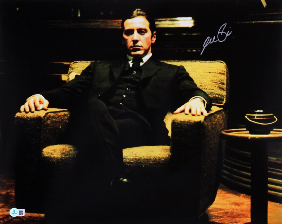 Al Pacino Signed 16x20 The Godfather Photo BAS Authenticated (1 of 4)