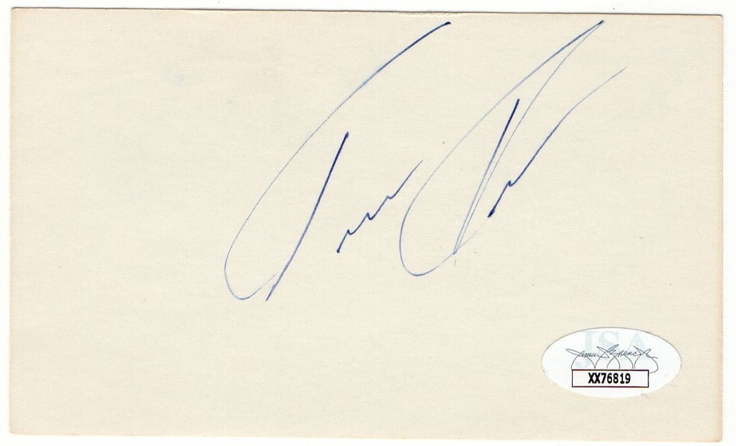 Authentic Tina Turner Signed 3x5 Index Card JSA Authenticated (1 of 2)
