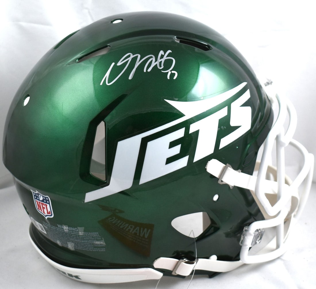 New York Jets Davante Adams signed Speed Authentic football helmet Beckett holo (1 of 5)