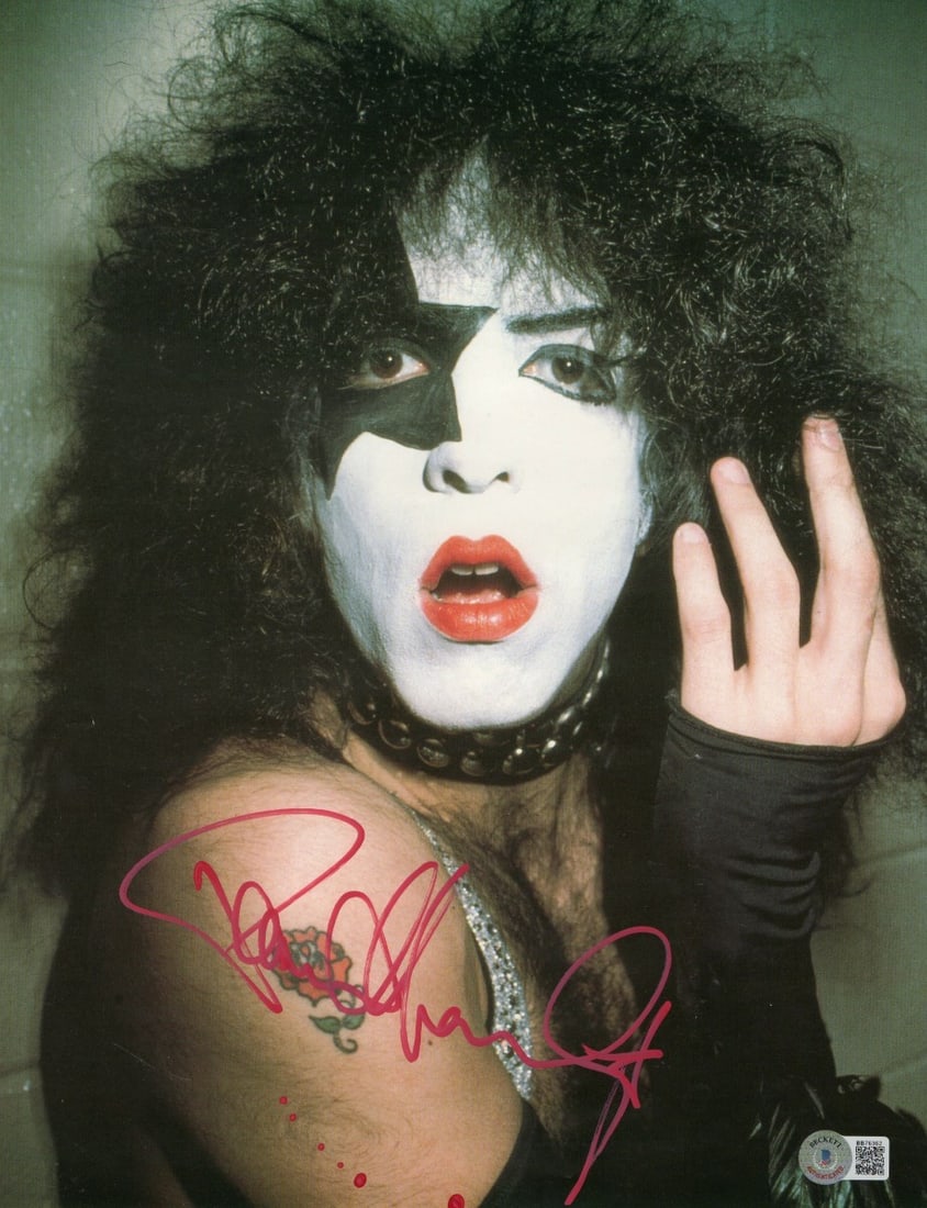 Paul Stanley autographed KISS makeup 11X14 photograph Beckett authenticated (1 of 2)
