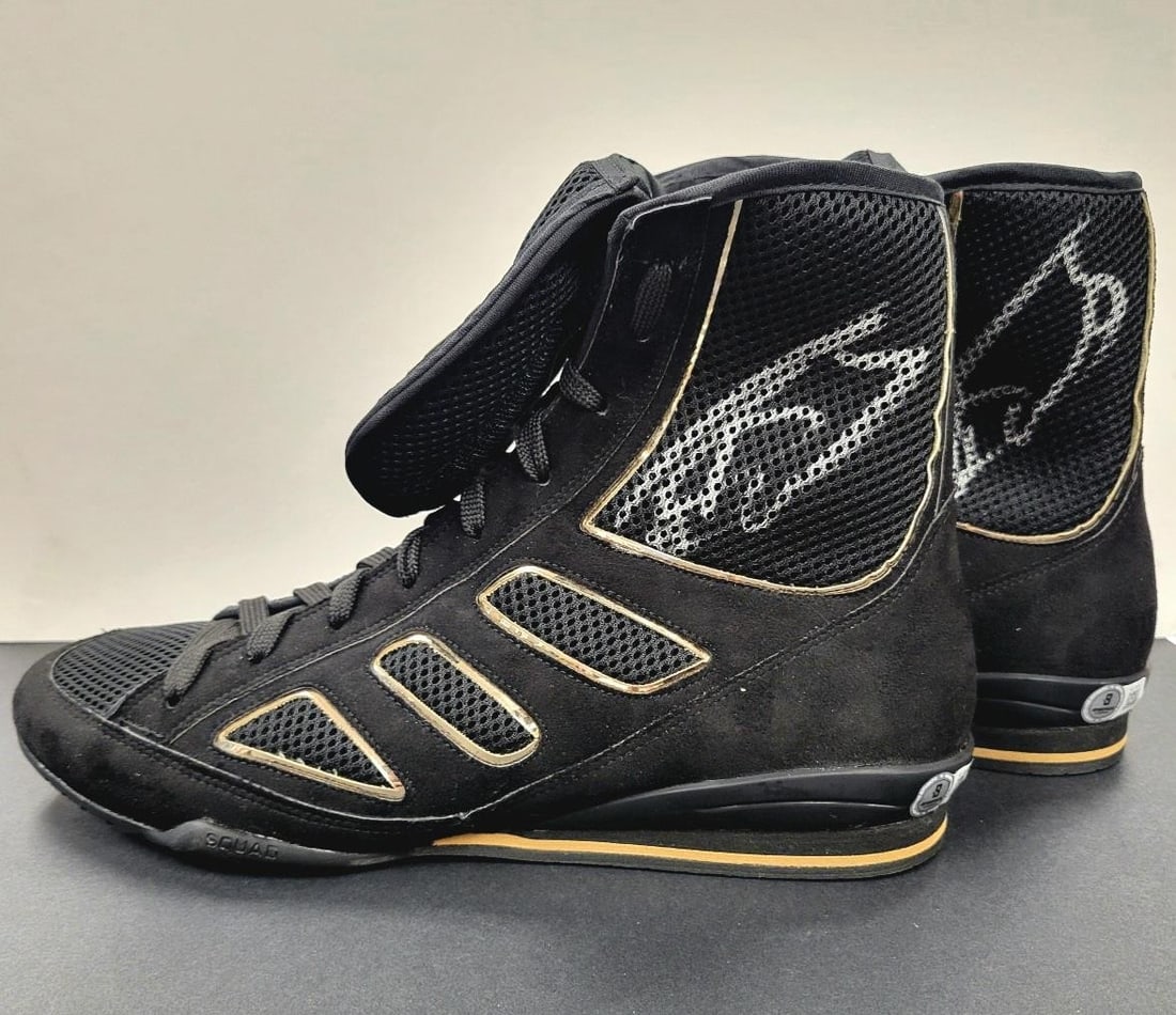 No Boxing No Life Shoes autographed by Canelo Alvarez WBC Champion Beckett BAS: No Boxing No Life Shoes autographed by Canelo Alvarez WBC Champion Beckett BAS These No Boxing No Life shoes are autographed by WBC Champion Canelo Alvarez. The shoes are original and pre-owned, signe