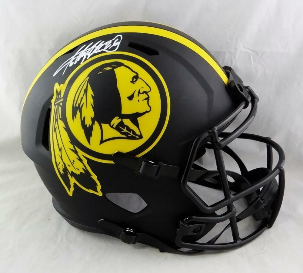 Adrian Peterson autographed Washington Redskins eclipse speed helmet Beckett (1 of 5)