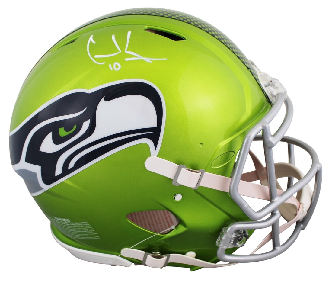 Cooper Kupp signed Seahawks alternate flash speed helmet Fanatics (1 of 3)