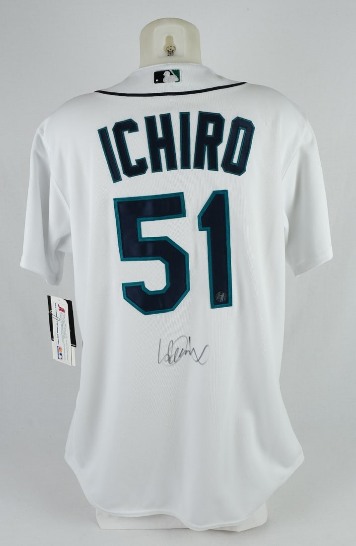 Ichiro Suzuki Signed Seattle Mariners Authentic Game Jersey with COA (1 of 5)