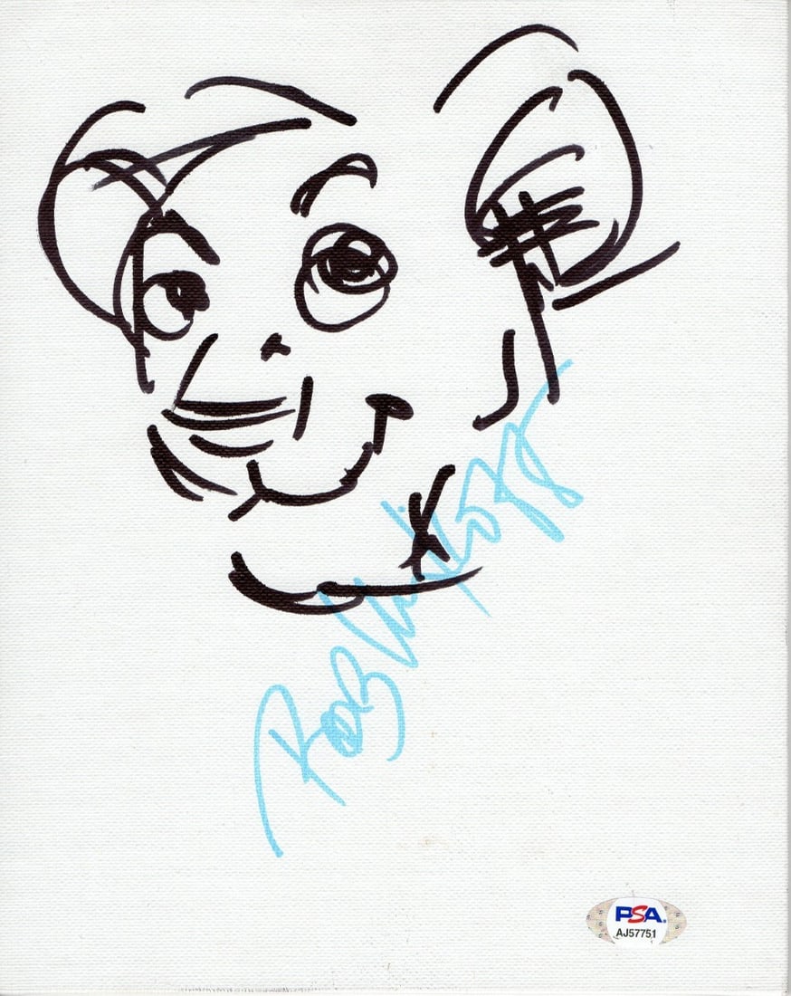 The Lion King Canvas Art Signed by Rob Minkoff with PSA Authentication (1 of 2)