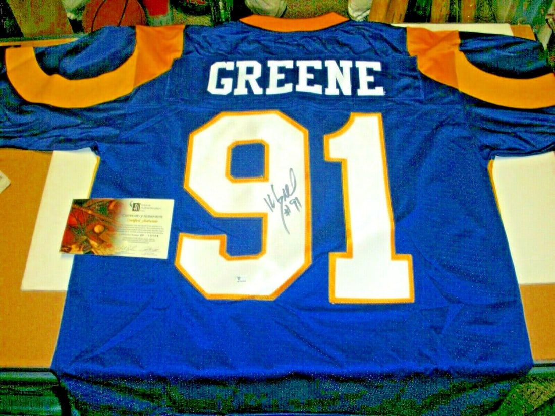 Signed Kevin Greene ProLine Los Angeles Rams Jersey With GAI COA (1 of 2)