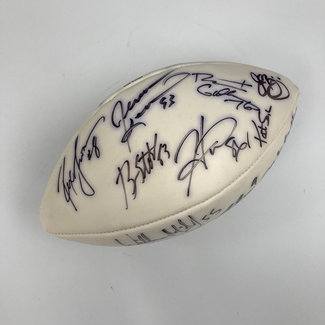 NFL Players Week 2005 Signed Football With 18 Autographs JSA Authenticated (1 of 9)