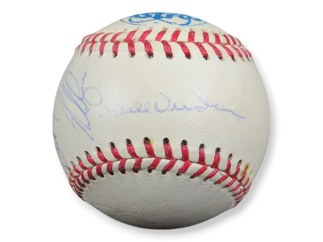 Houston Astros 1982 autographed baseball Nolan Ryan Bill Virdon Art Howe (1 of 7)