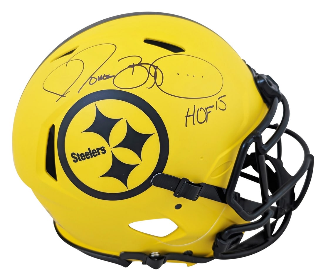 Jerome Bettis Signed Steelers Full Size Helmet HOF 15 BAS Authenticated (1 of 3)