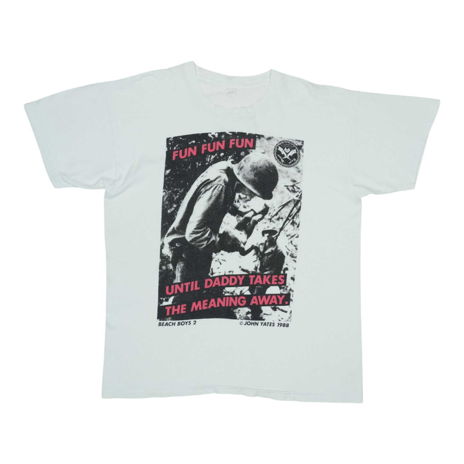 Vintage 1988 John Yates Alternative Tentacles White Cotton T-Shirt (1 of 4)