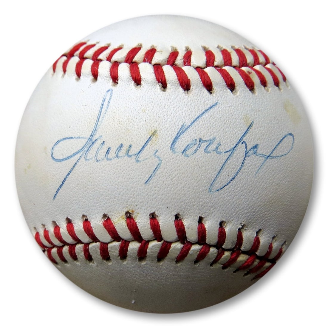 Sandy Koufax Autographed Official NL Baseball Dodgers JSA Certified: Sandy Koufax Autographed Official NL Baseball Dodgers JSA Certified This is an original signed baseball by Hall of Famer Sandy Koufax, a legendary pitcher for the Los Angeles Dodgers. The baseball com