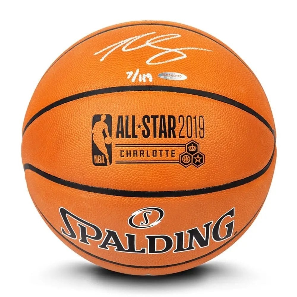 Upper Deck authenticated Ben Simmons 2019 All-Star Spalding basketball #/119: Upper Deck authenticated Ben Simmons 2019 All-Star Spalding basketball #/119 This Spalding basketball is autographed by Ben Simmons and commemorates the 2019 All-Star event. The ball is officially sig