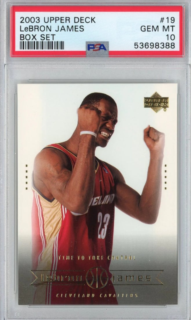PSA 10 Gem Mint LeBron James 2003-04 Upper Deck Rookie Card (1 of 2)