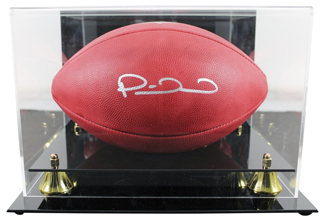 Patrick Mahomes Signed NFL Football in Display Case Fanatics Certified: Patrick Mahomes Signed NFL Football in Display Case Fanatics Certified This officially licensed NFL football, "The Duke," has been personally signed by Patrick Mahomes of the Kansas City Chiefs. It is