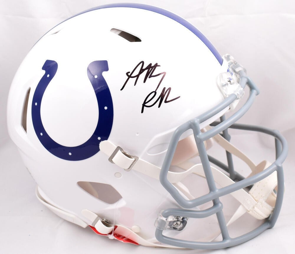 Indianapolis Colts Speed Authentic Helmet Signed by Anthony Richardson Fanatics (1 of 5)