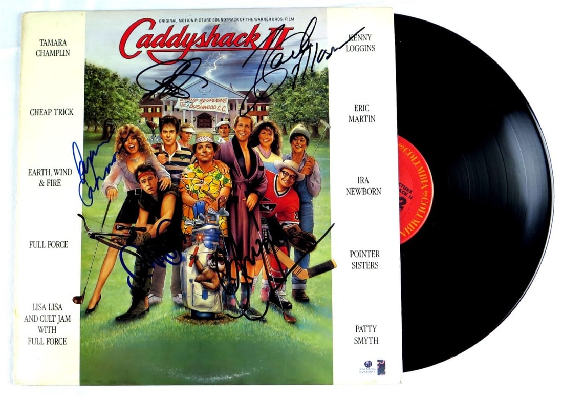 Caddyshack II Album Signed by Dan Aykroyd Chevy Chase Beckett Authenticated (1 of 5)