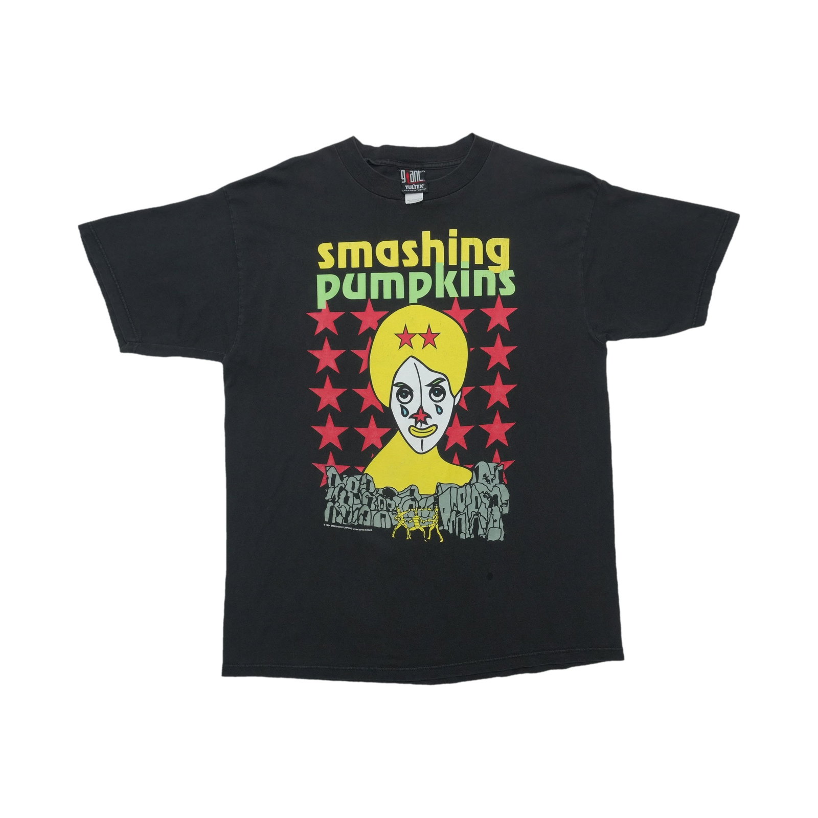 Vintage 1994 Smashing Pumpkins Black Cotton Shirt XL (1 of 6)