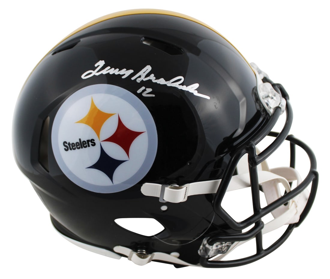 Pittsburgh Steelers Speed Proline Full Size Helmet Signed by Terry Bradshaw BAS (1 of 3)