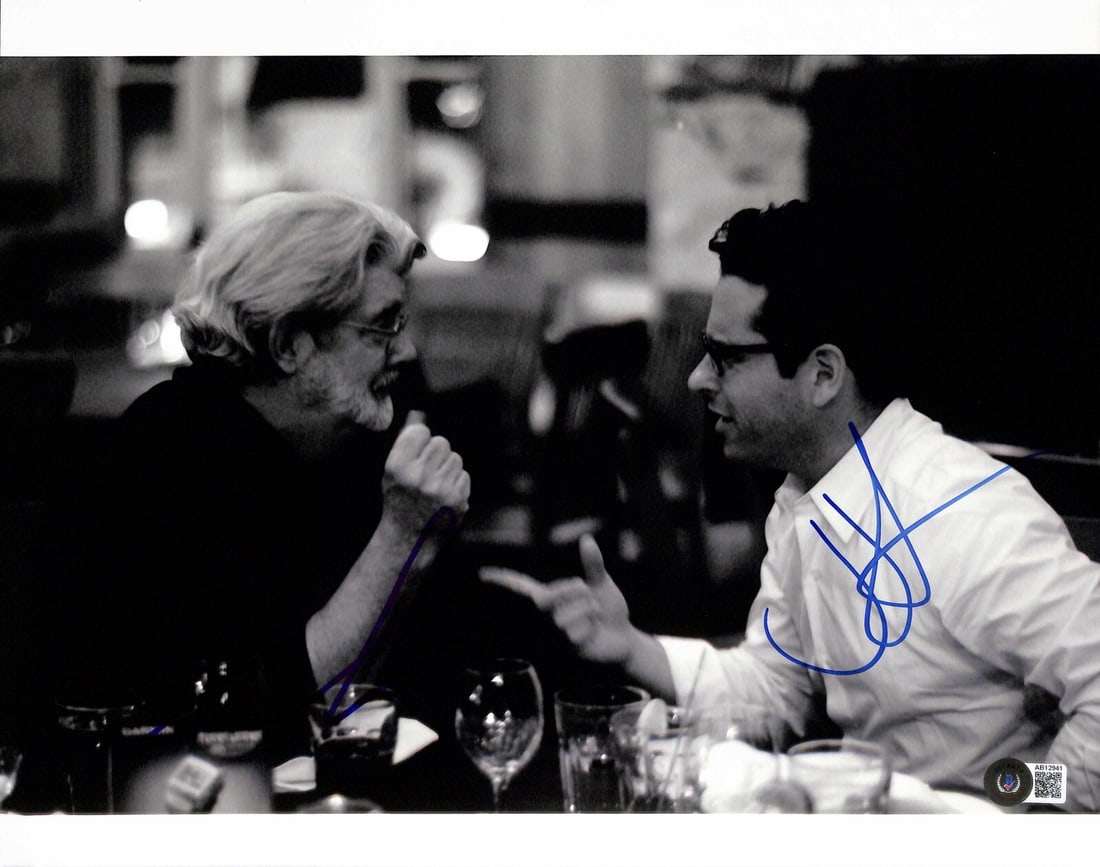 11x14 Photo Signed by George Lucas and J.J. Abrams with Beckett LOA (1 of 1)
