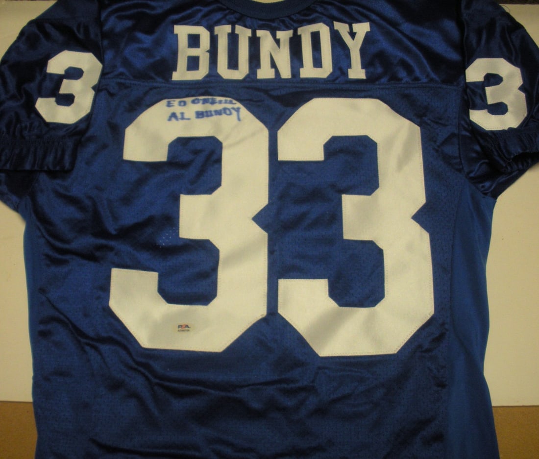 Reebok Official Al Bundy Polk High Jersey Signed by Ed ONeill with PSA DNA COA (1 of 2)