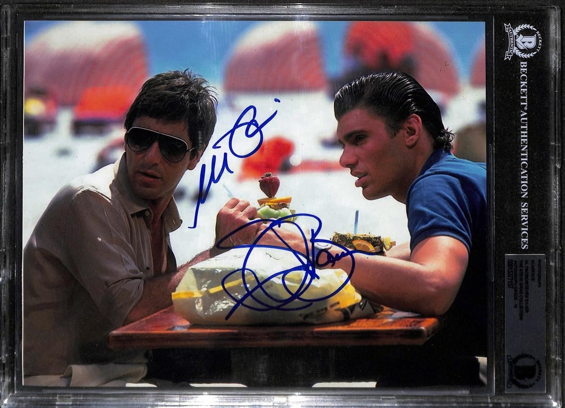 Scarface 8x10 Photo Signed by Al Pacino and Steven Bauer Beckett (1 of 1)