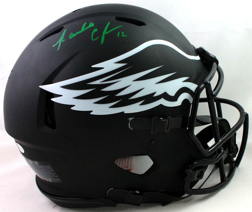 Beckett Authenticated Randall Cunningham Eagles Eclipse Full Size Helmet (1 of 6)