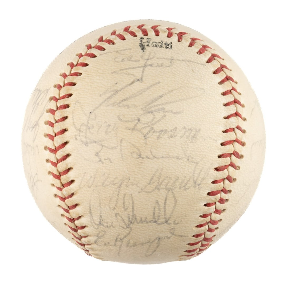 1971 New York Mets Team Signed Baseball Nolan Ryan Tom Seaver JSA Authenticated (1 of 7)