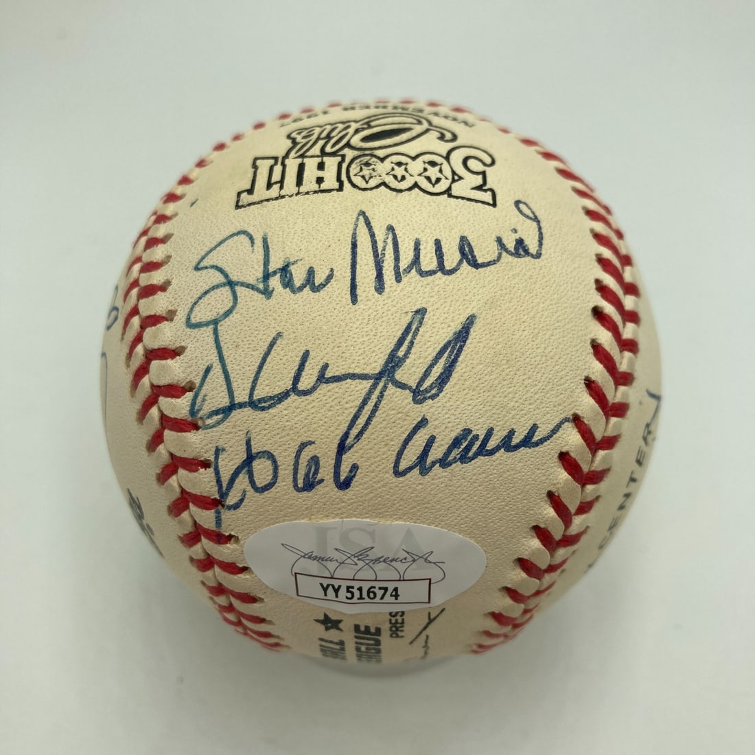 3000 Hit Club Signed Baseball Limited Edition 125 JSA Authenticated: 3000 Hit Club Signed Baseball Limited Edition 125 JSA Authenticated This remarkable baseball commemorates the prestigious 3,000 Hit Club and features the signatures of 13 legendary players, including 