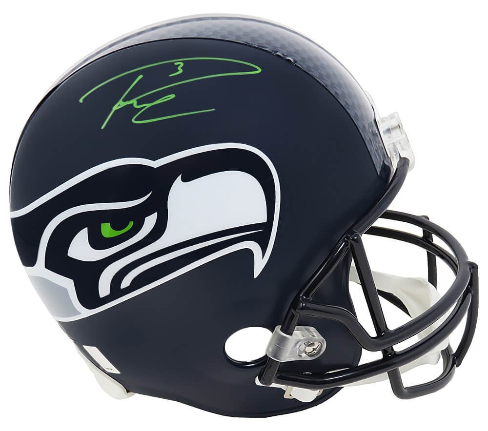 Russell Wilson Signed Seahawks Full Size Helmet with COA (1 of 1)