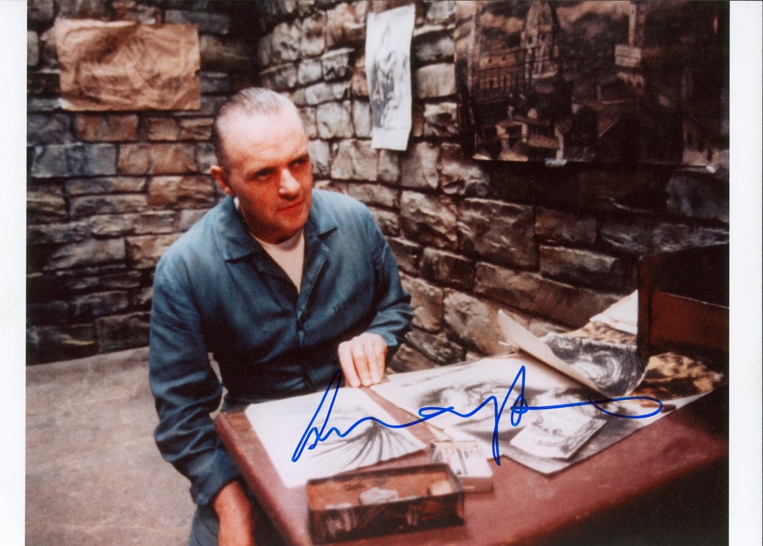 Signed Anthony Hopkins Silence of the Lambs 10x13.75 Photo Beckett COA (1 of 3)