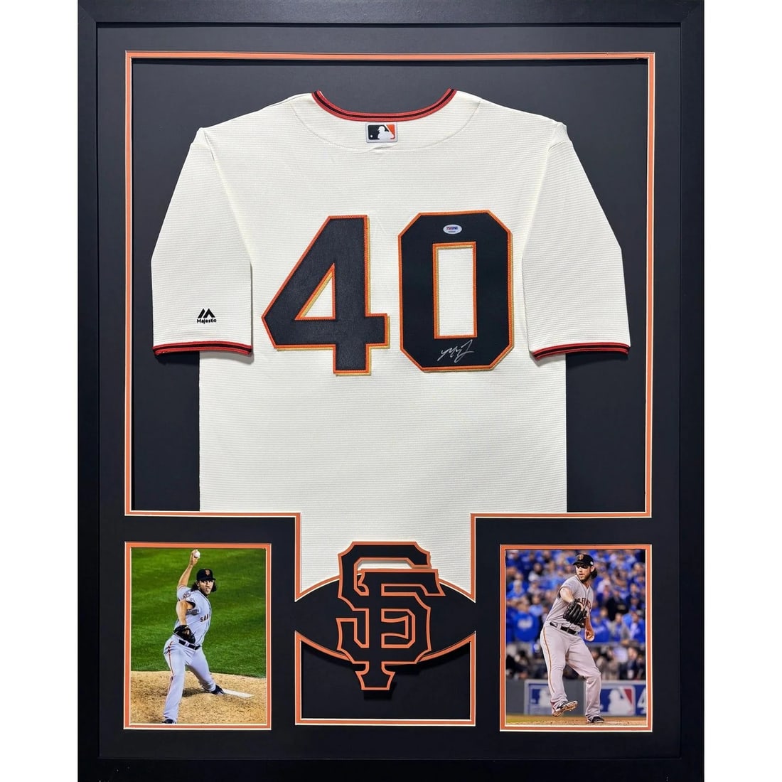 Madison Bumgarner Signed Framed Jersey PSA/DNA San Francisco Giants: Madison Bumgarner Signed Framed Jersey PSA/DNA San Francisco Giants Celebrate the legacy of Madison Bumgarner with this autographed framed jersey. This impressive piece features a high-quality jersey 