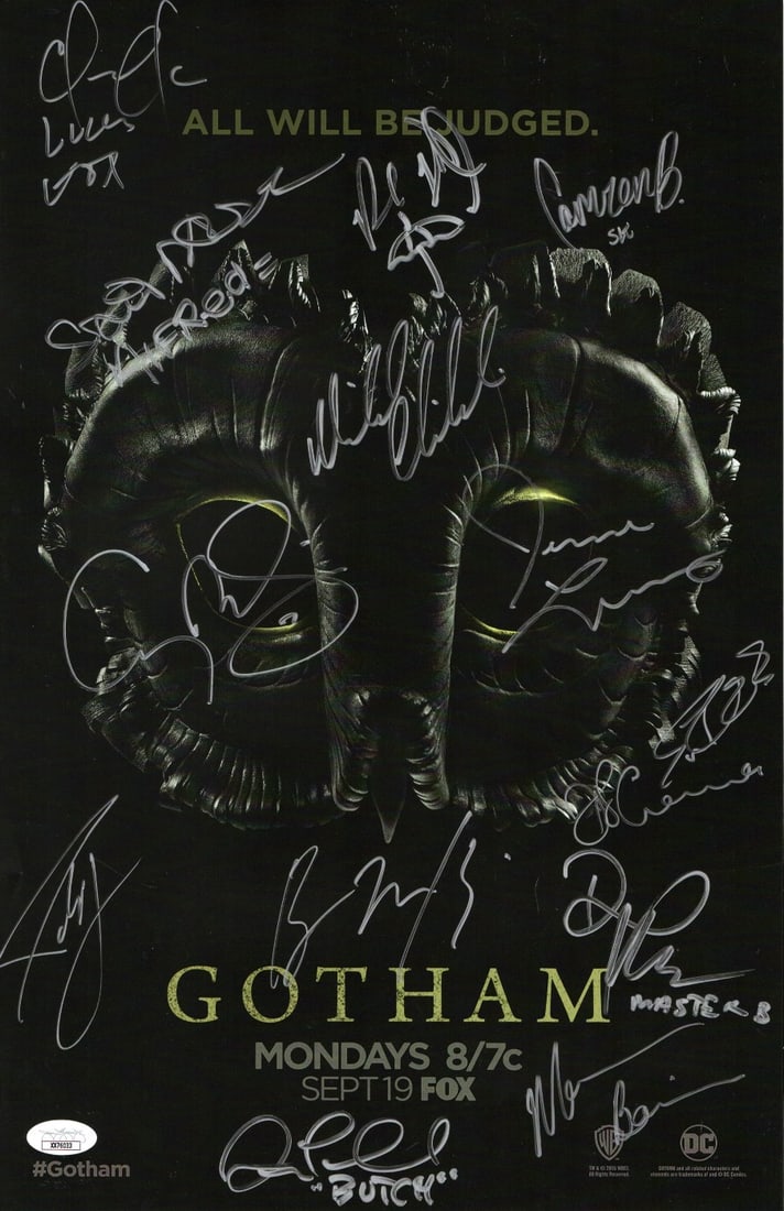 JSA authenticated Gotham cast signed 11x17 poster 14 autographs (1 of 3)