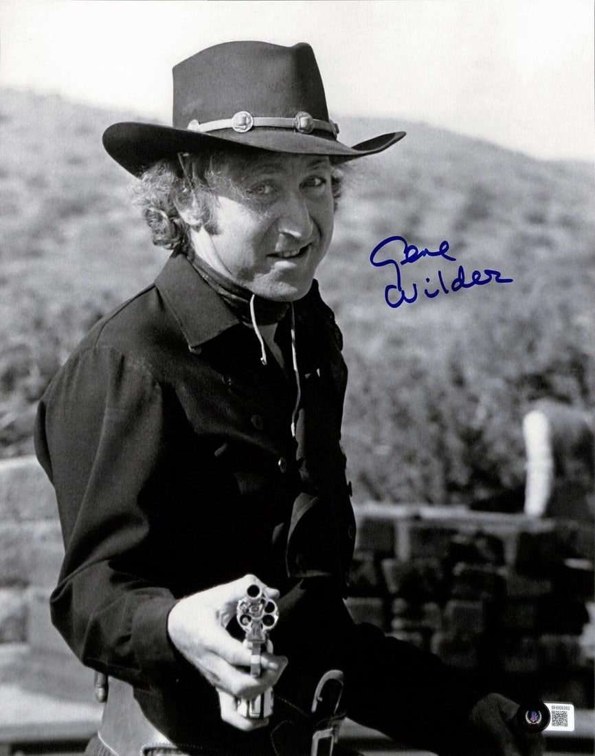 Gene Wilder Signed 11x14 Blazing Saddles Photo BECKETT Certified (1 of 1)