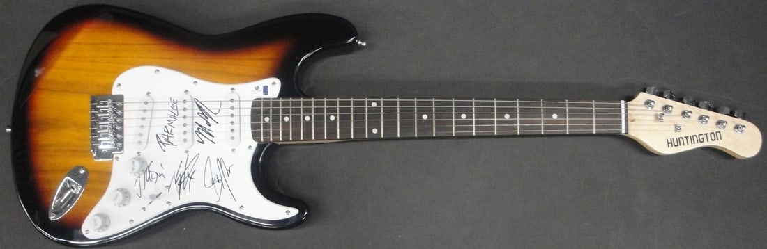 Parmalee Signed Electric Guitar by Matt Thomas Scott Knox JSA Authenticated (1 of 4)