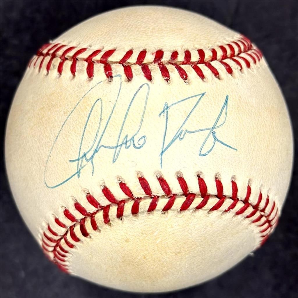 Chan Ho Park Autographed Baseball Dodgers Beckett BAS Authentic: Chan Ho Park Autographed Baseball Dodgers Beckett BAS Authentic This is an original signed baseball featuring the autograph of Chan Ho Park, a notable player from the Los Angeles Dodgers. The baseball