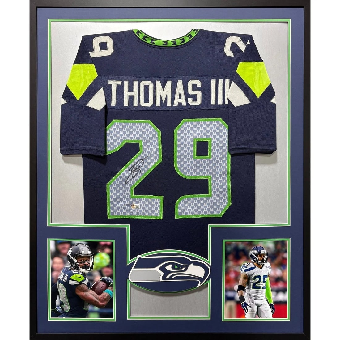 Framed Earl Thomas Seahawks Jersey Beckett Autographed (1 of 2)