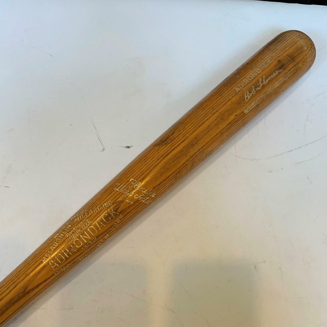 Adirondack 302 Bobby Thomson Bat Circa 1955-57 PSA DNA Authenticated (1 of 8)