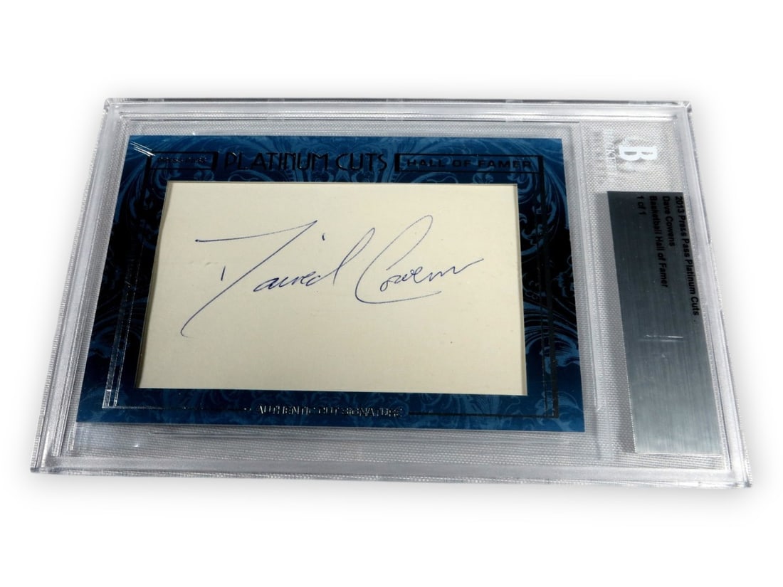 Dave Cowens 1/1 Autographed Cut Signature Celtics BAS Authenticated: Dave Cowens 1/1 Autographed Cut Signature Celtics BAS Authenticated This is an original cut signature of Dave Cowens, a legendary player from the Boston Celtics. This unique item is authenticated by B