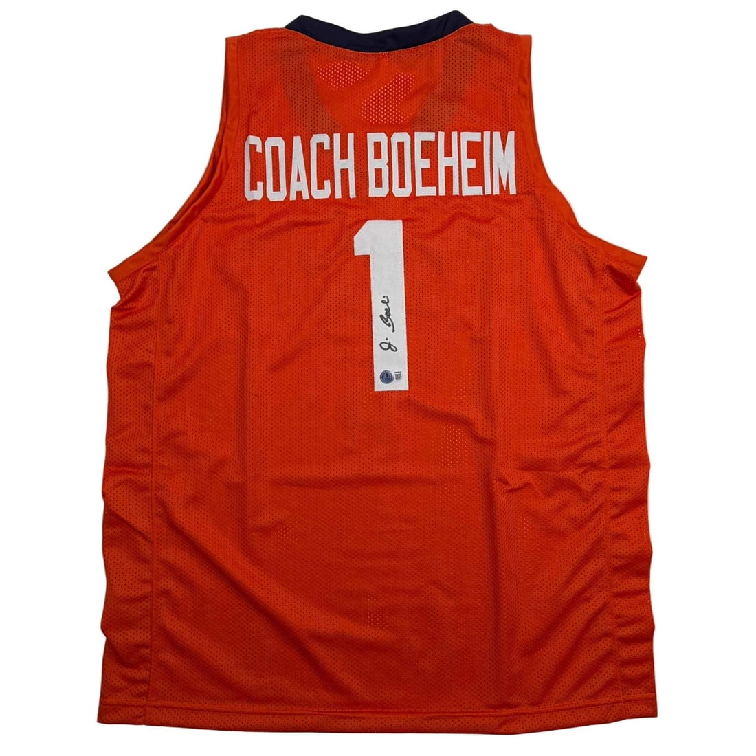 Jim Boeheim Autographed Syracuse Orange Coach Jersey Beckett COA (1 of 4)