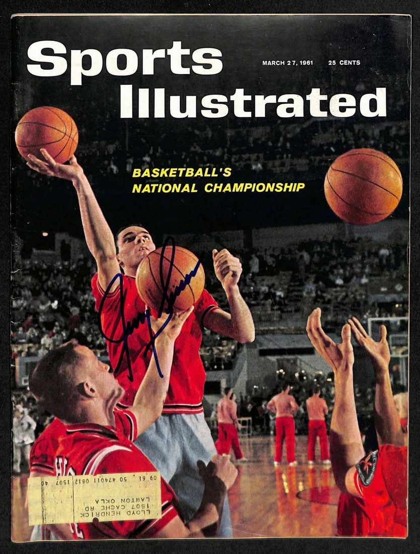 Jerry Lucas Signed Sports Illustrated 3/27/1961 Magazine JSA Authenticated (1 of 2)