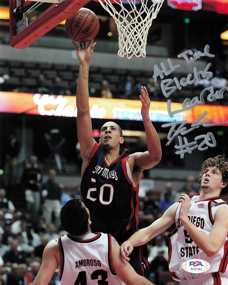 Diamon Simpson Autographed 8x10 Photo PSA/DNA Saint Mary's Basketball: Diamon Simpson Autographed 8x10 Photo PSA/DNA Saint Mary's Basketball This is a professionally printed 8x10 photograph autographed by Diamon Simpson, renowned for his time at Saint Mary's. The signatu