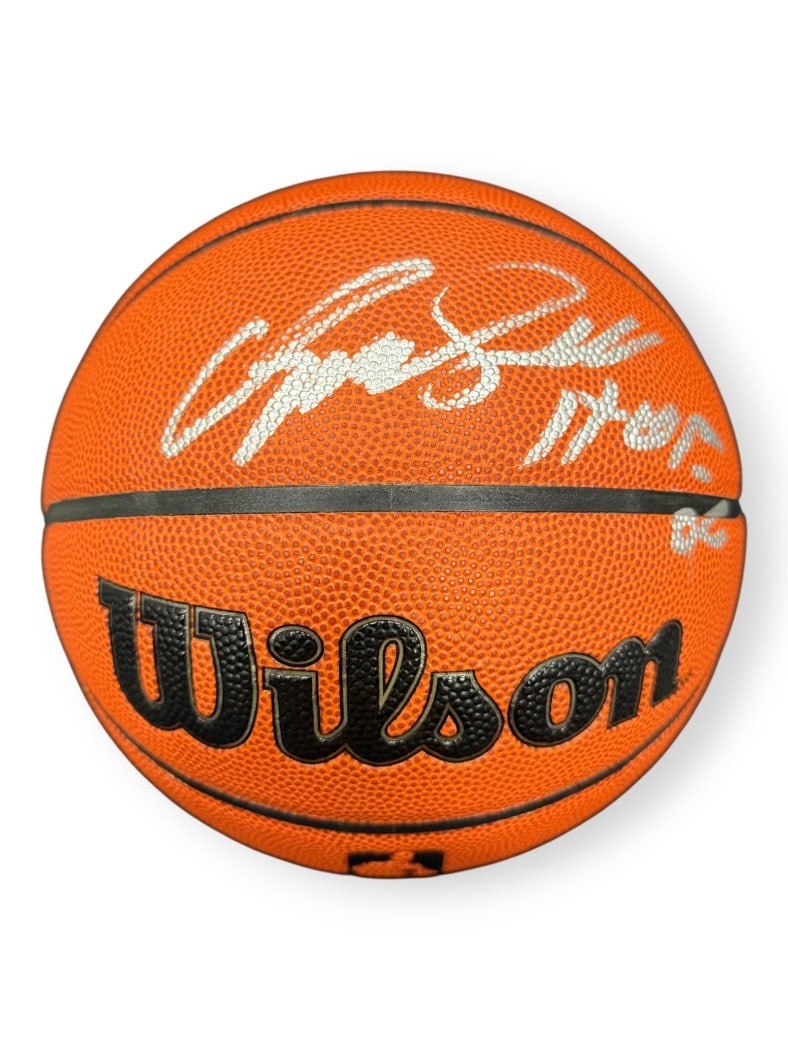 Clyde Drexler Signed Authentic Basketball Fanatics Certified Trail Blazers Rockets (1 of 4)