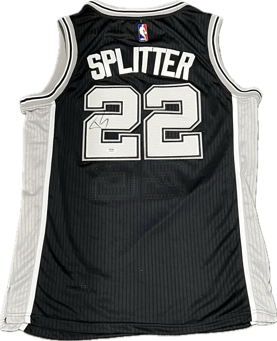 Tiago Splitter Autographed San Antonio Spurs Jersey PSA/DNA Certified (1 of 2)