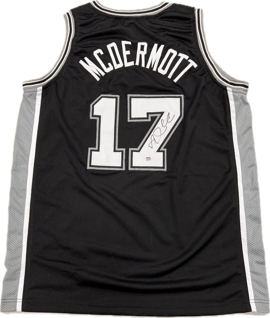 Autographed San Antonio Spurs Doug McDermott Jersey With PSA DNA Authentication (1 of 2)