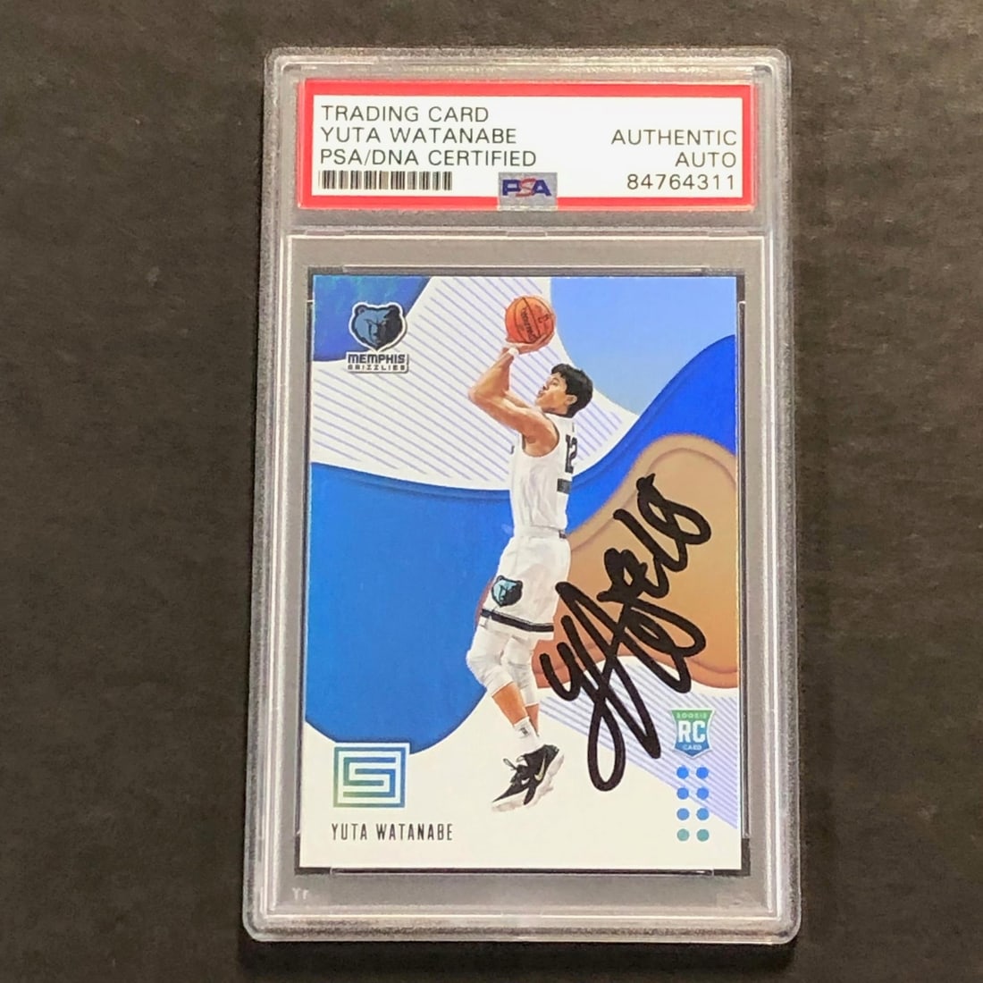 PSA DNA slabbed Yuta Watanabe autographed Panini Status #199 card (1 of 2)