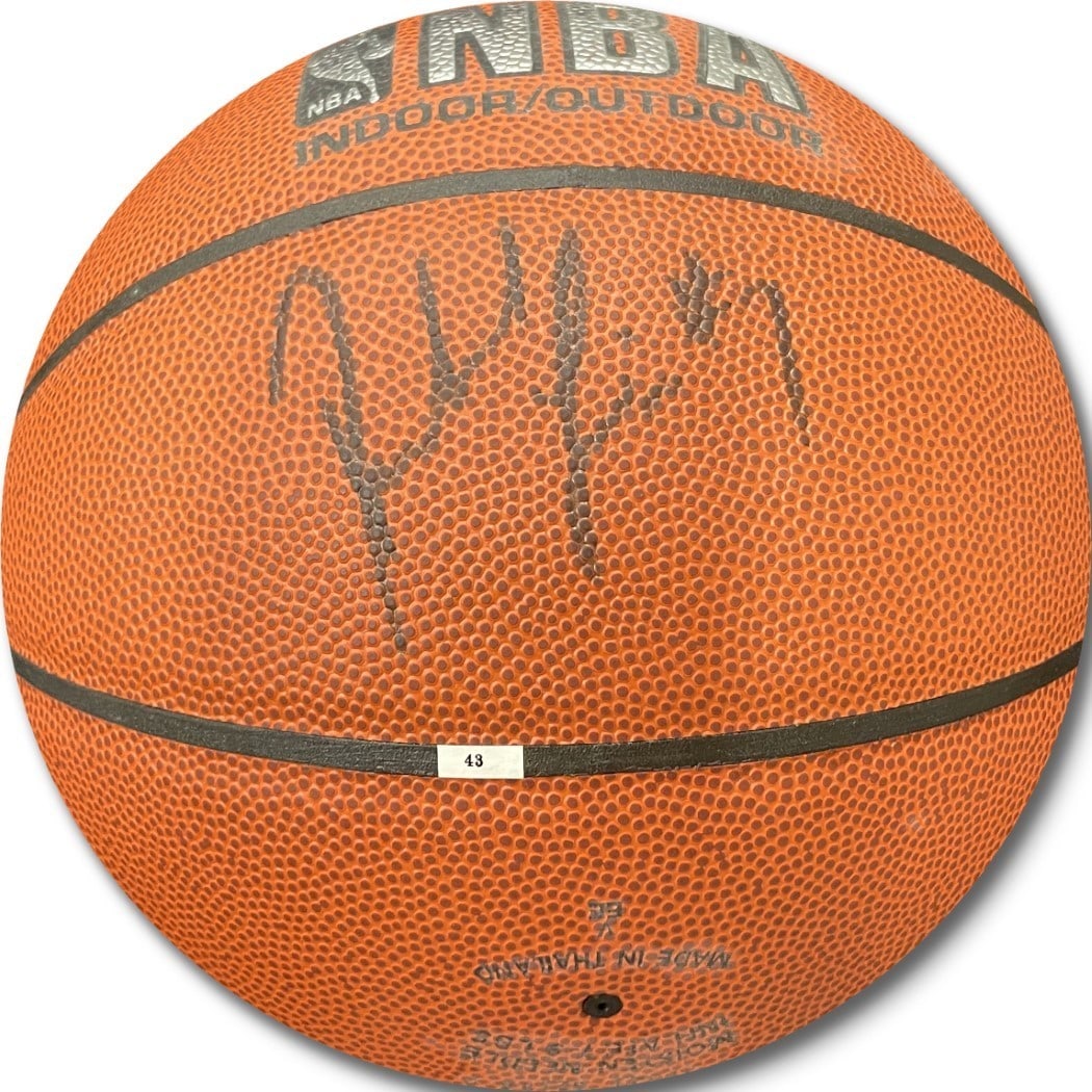 Rashard Lewis Signed Basketball Seattle SuperSonics JSA Authentic (1 of 4)