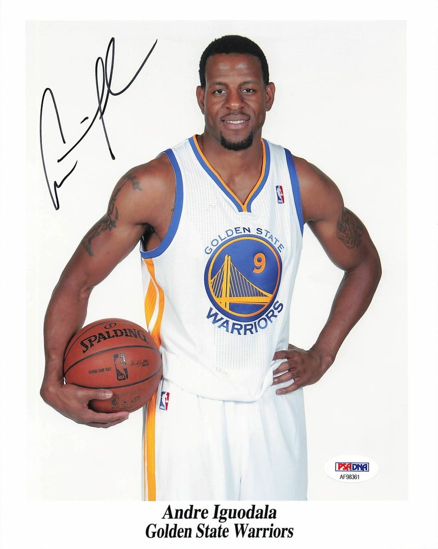 Andre Iguodala Autographed 8x10 Photo PSA/DNA Golden State Warriors: Andre Iguodala Autographed 8x10 Photo PSA/DNA Golden State Warriors This is a professionally printed 8x10 photograph featuring Andre Iguodala, a legendary player for the Golden State Warriors. The pho