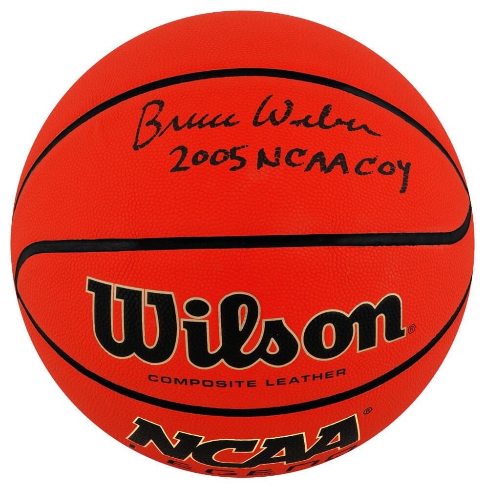Wilson NCAA Basketball Signed by Bruce Weber with 2005 Final 4 Inscription (1 of 1)